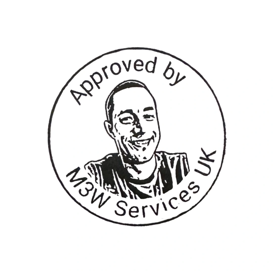 Approved by M3W Services UK stamp